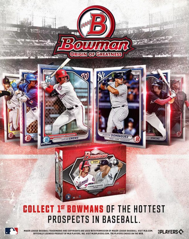 Caja gigante de béisbol Bowman Hobby 2024