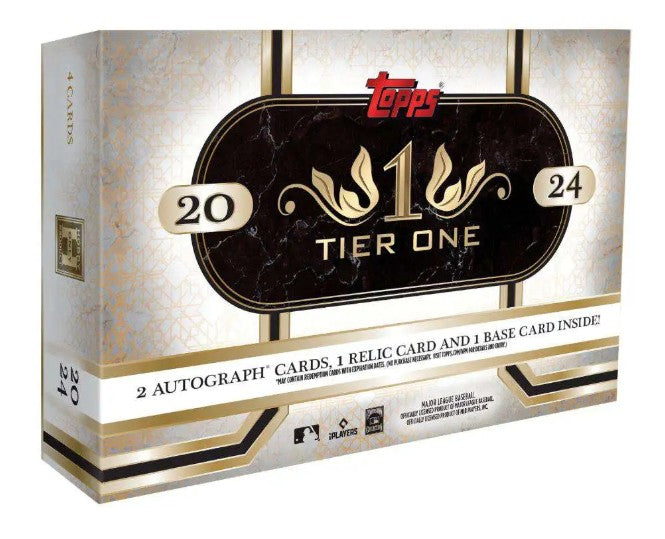 MLB 2024 Tier One Baseball Trading Card HOBBY Box