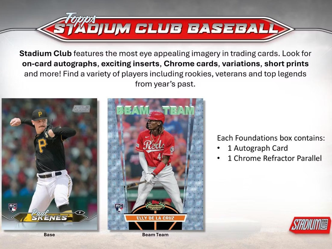 Caja compacta de béisbol Topps Stadium Club 2024