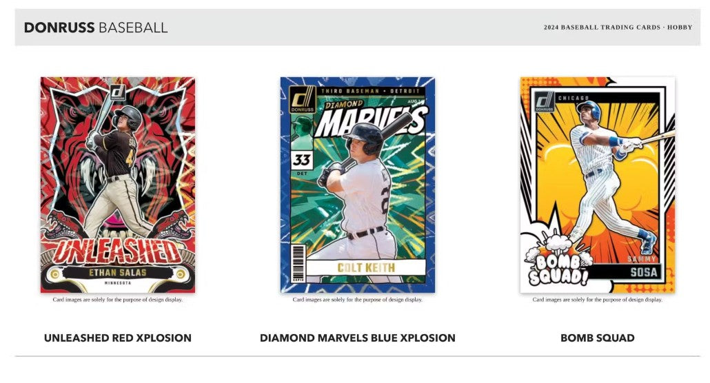 Caja de pasatiempos de béisbol Panini Donruss 2024