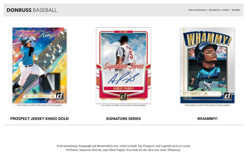 Caja de pasatiempos de béisbol Panini Donruss 2024