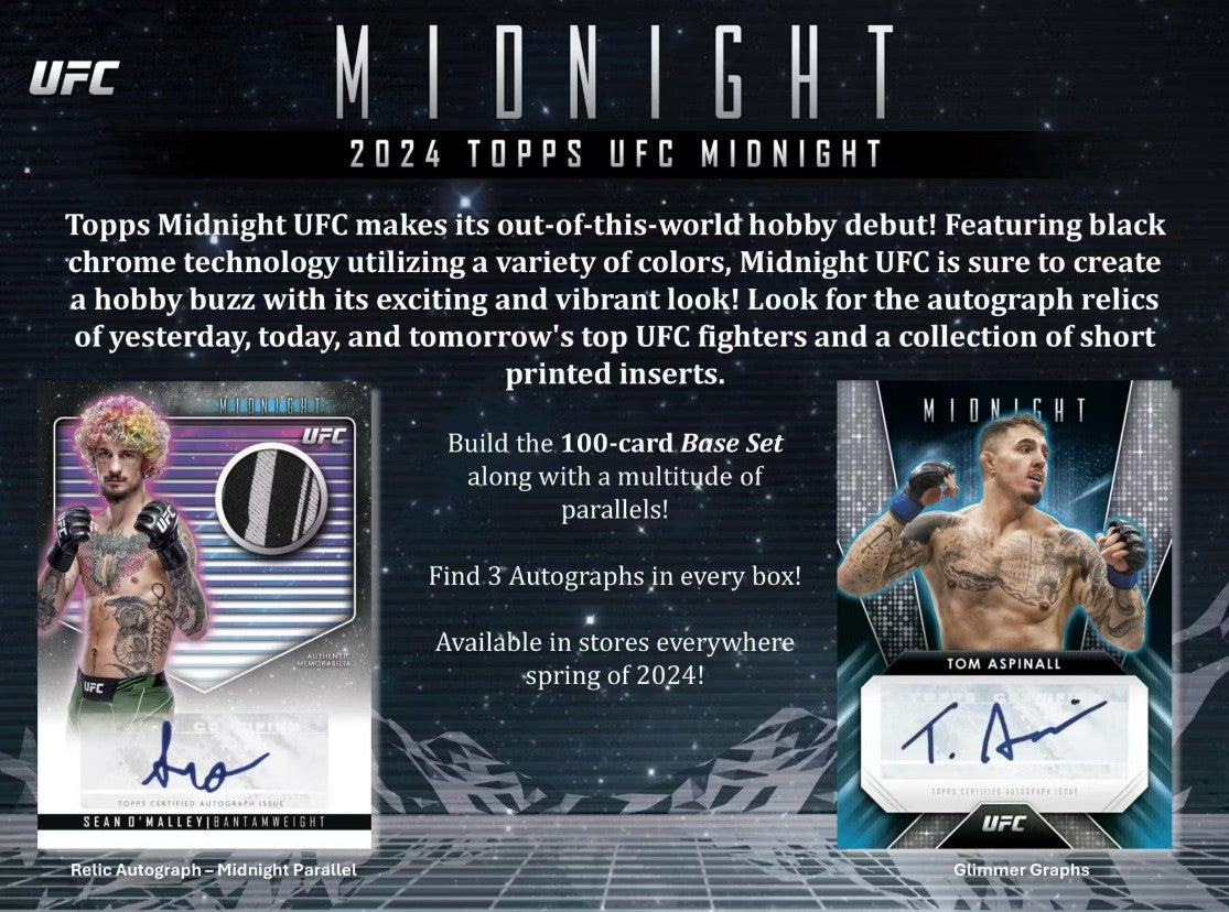2024 年 Topps UFC 午夜爱好盒