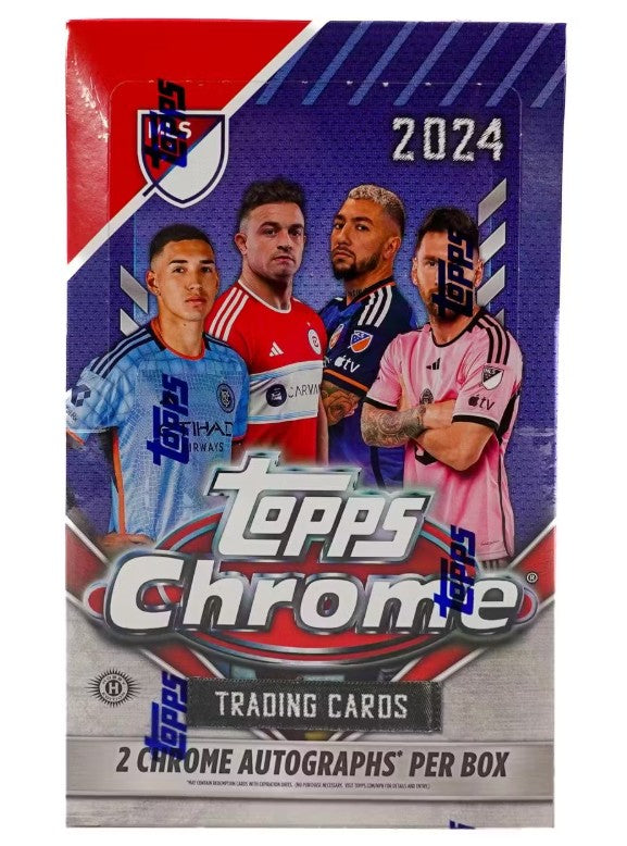 2024 年 Topps MLS 美国职业足球大联盟镀铬爱好盒