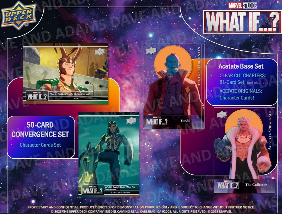 Caja de pasatiempos de Marvel Studios What If...? (Upper Deck 2023)