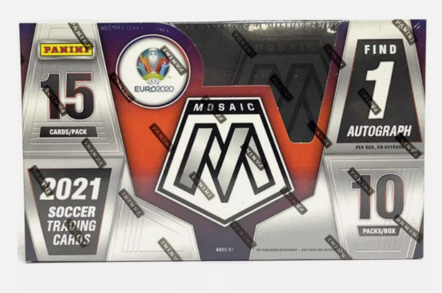 Caja de aficionados al fútbol Panini Mosaic UEFA 2020/21