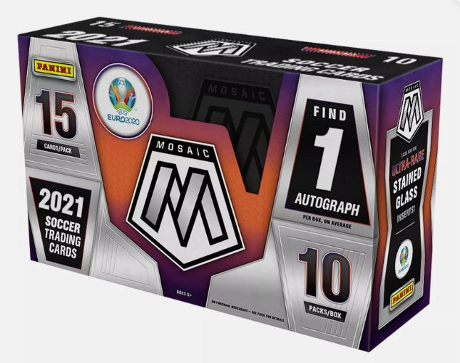 Caja de aficionados al fútbol Panini Mosaic UEFA 2020/21