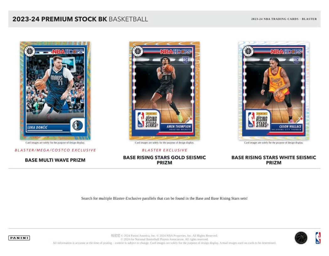 Caja Blaster de 6 unidades de baloncesto Panini Premium Stock 2023/24