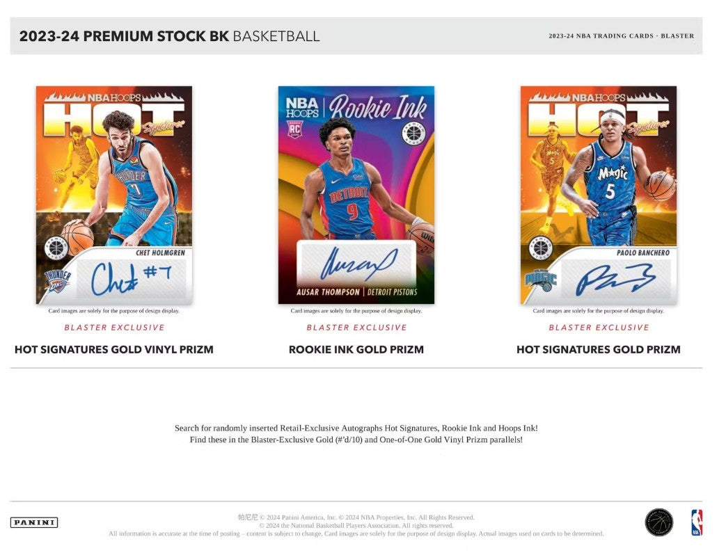 Caja Blaster de 6 unidades de baloncesto Panini Premium Stock 2023/24