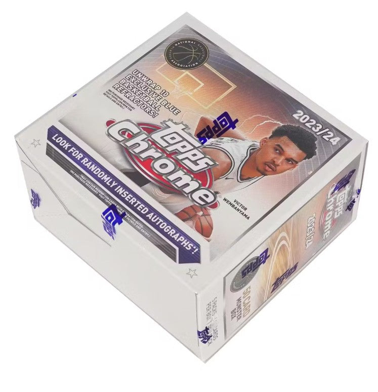 Caja monstruosa de baloncesto Topps Chrome 2023/24