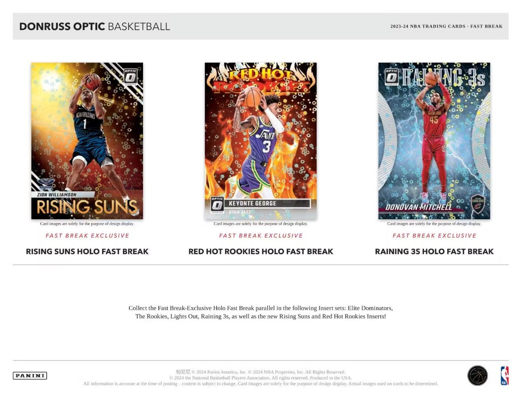 Caja de contraataque de baloncesto Panini Donruss Optic 2023/24