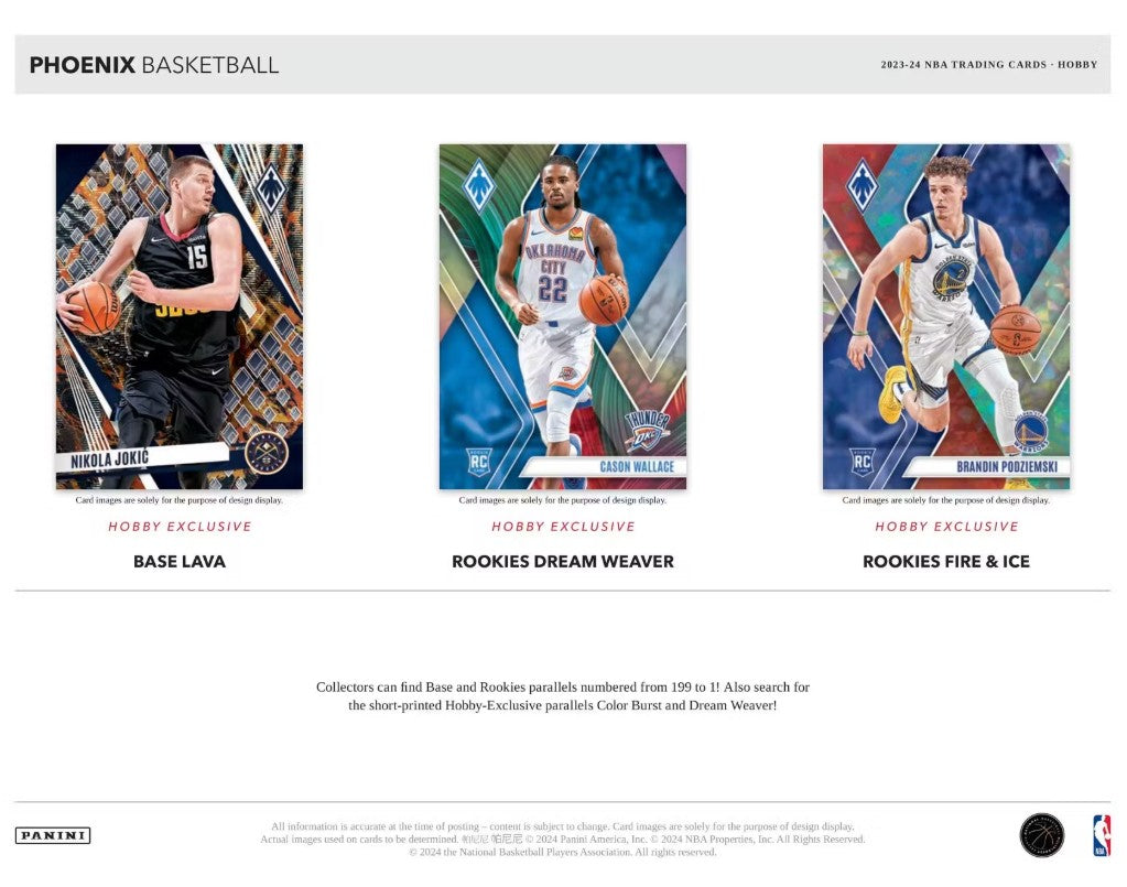 Caja de afición al baloncesto Panini Phoenix 2023/24