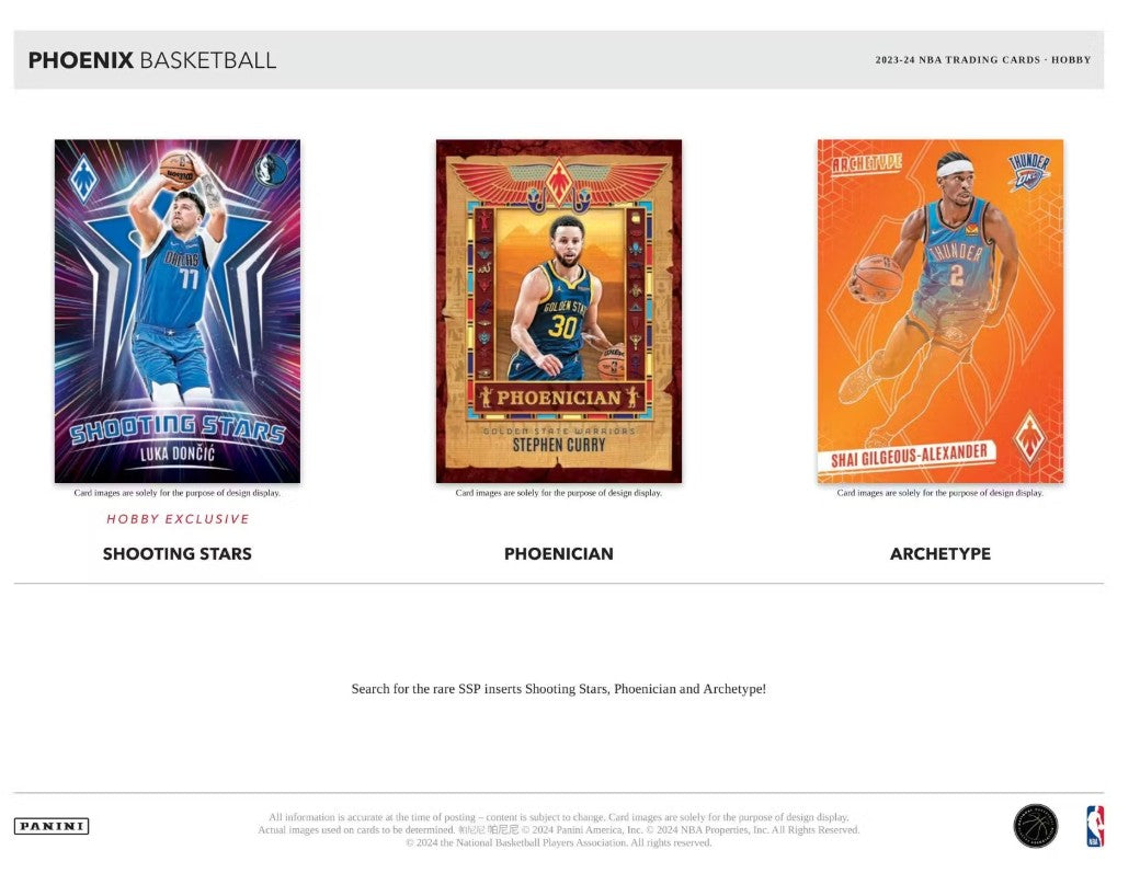 Caja de afición al baloncesto Panini Phoenix 2023/24