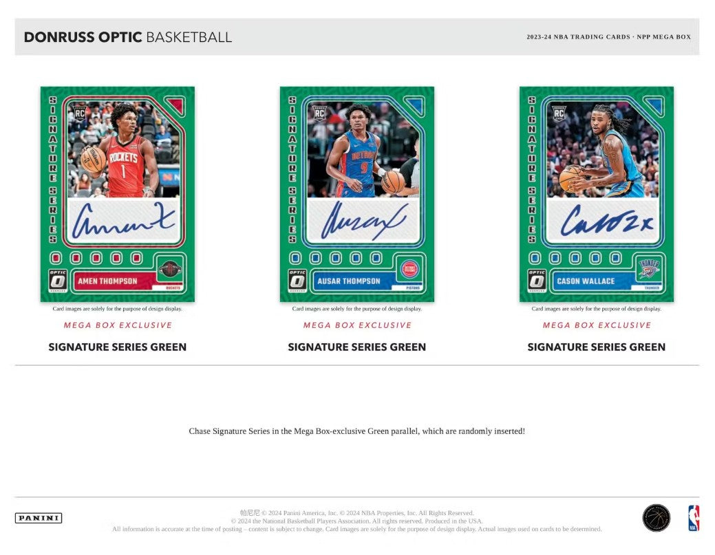 Caja gigante de baloncesto Panini Donruss Optic 2023/24 (prizms rosa intenso)