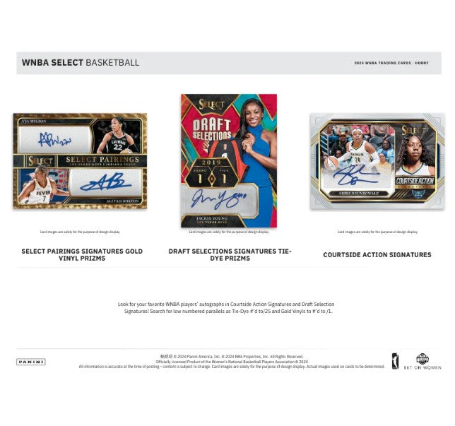 Caja de afición al baloncesto de la WNBA Panini Select 2024