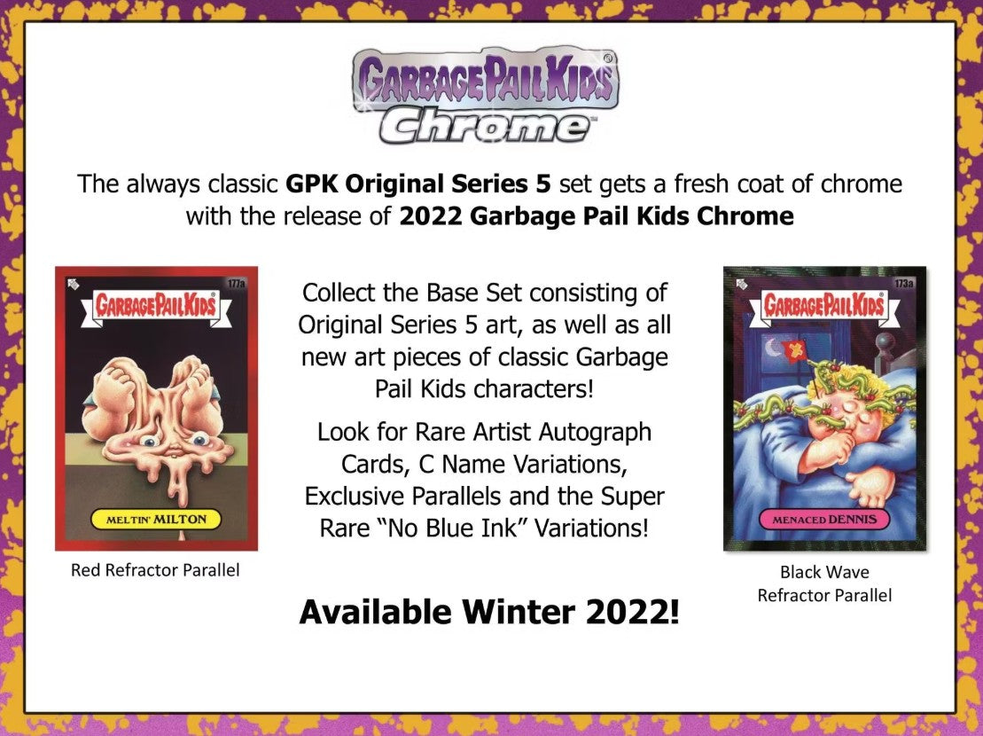 Garbage Pail Kids Chrome Series 5 Hobby Box (Topps 2022)