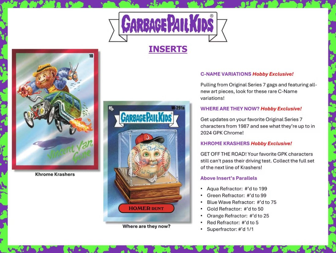 Garbage Pail Kids Chrome Series 7 Hobby Box (Topps 2024)