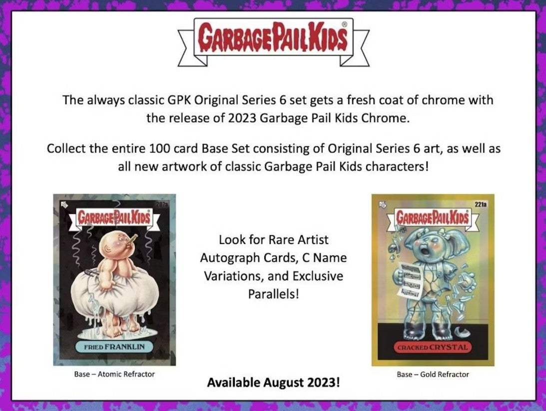 Garbage Pail Kids Chrome Series 6 Blaster Box (Topps 2023)