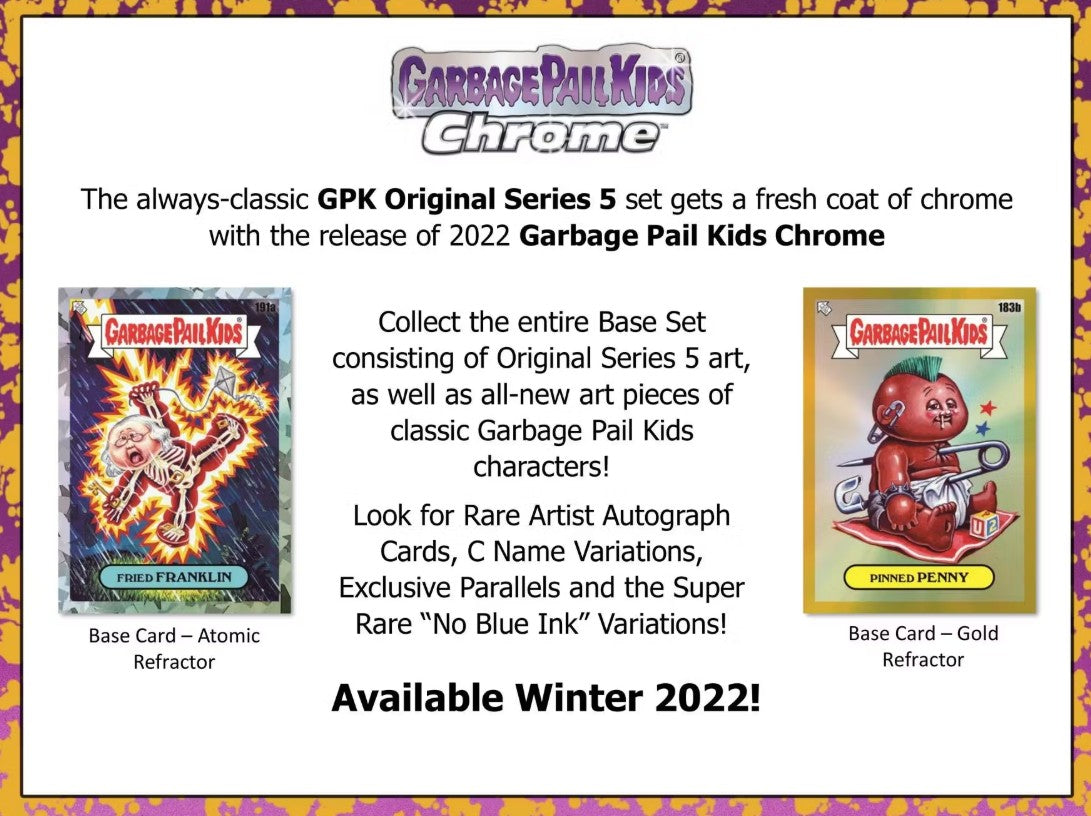 Garbage Pail Kids Chrome Series 5 Blaster Box (Topps 2022)