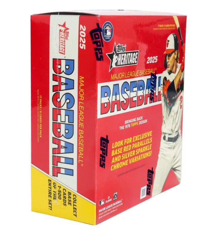 2025 Topps Heritage Baseball Mega Box