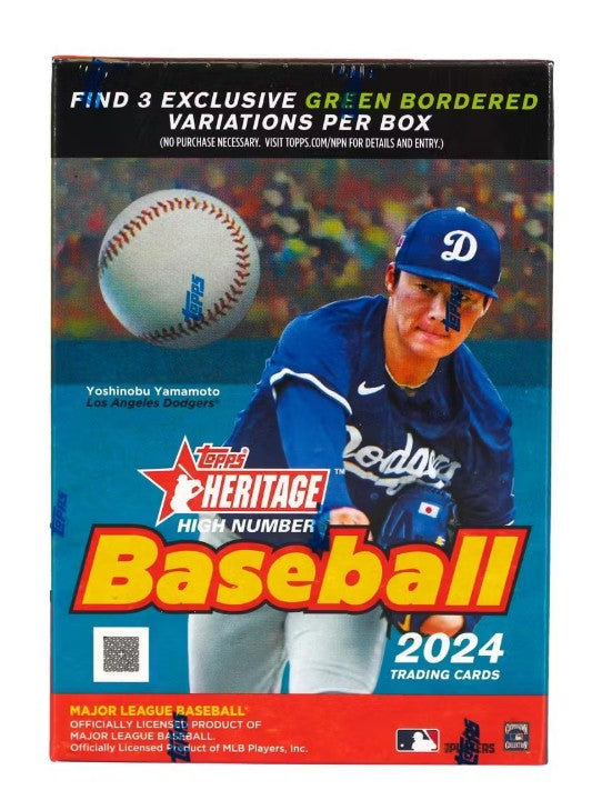 2024 Topps Heritage High Number Baseball 8-Pack Blaster Box
