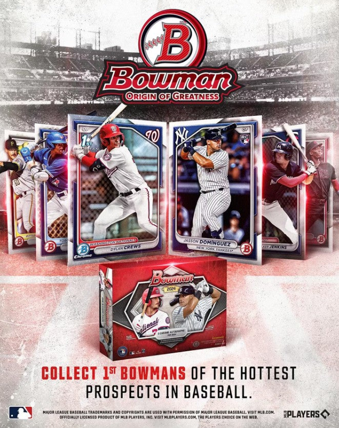 Caja de pasatiempos de béisbol Bowman 2024
