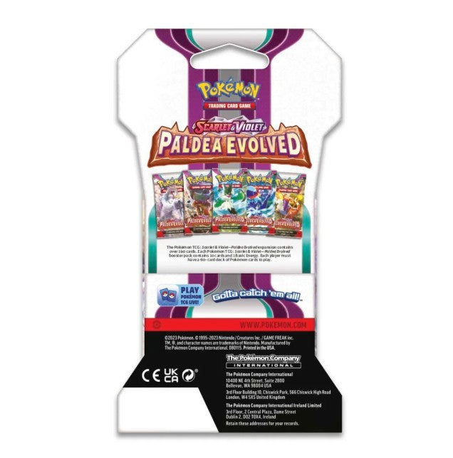 Pokemon: Paldea Evolved Sleeved Booster Pack