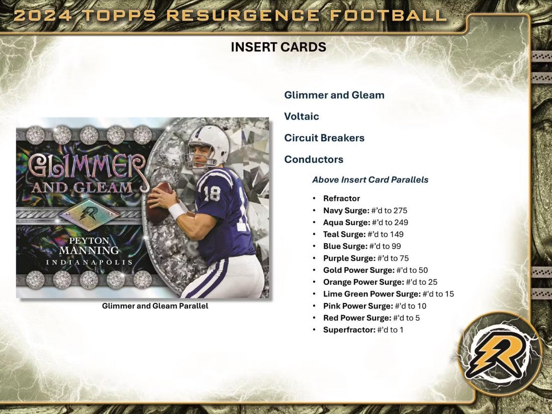 2024 Topps Resurgence Football 8-Pack Blaster Box