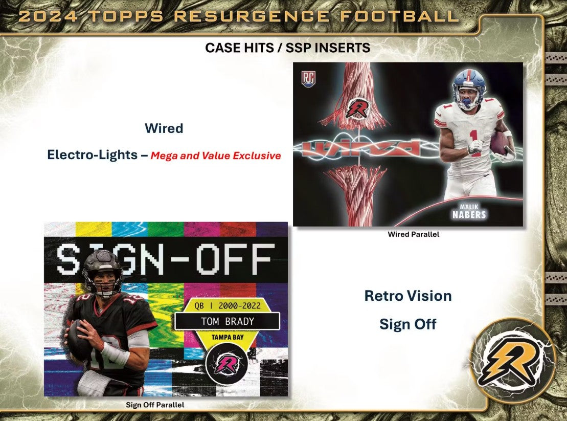 2024 Topps Resurgence Football 8-Pack Blaster Box