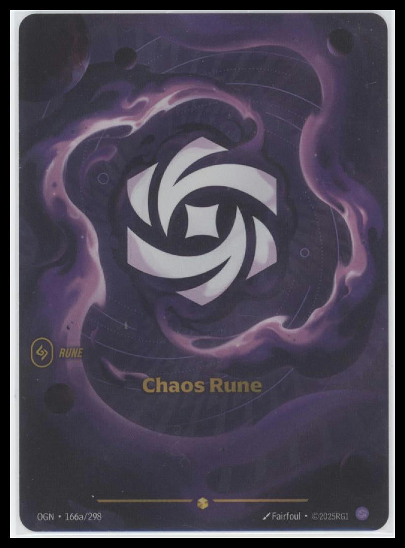 Chaos Rune (Alternate Art) #166a/298 | ORB Trading Cards – Orb