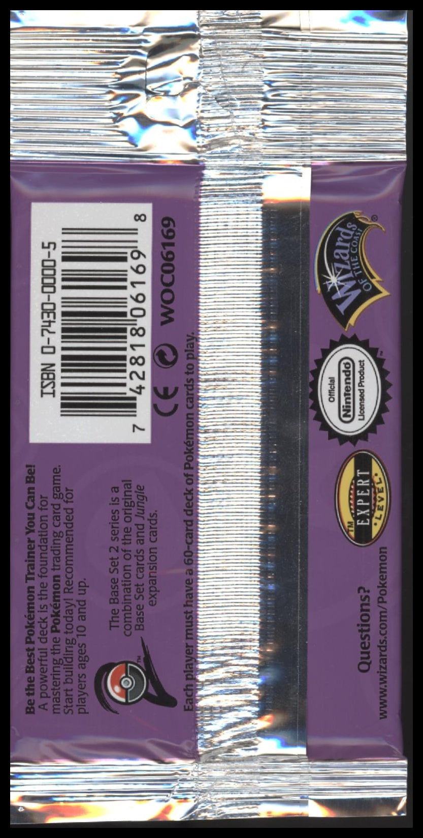 Pokemon Base Set 2 sealed booster pack full art set (4 packs)
