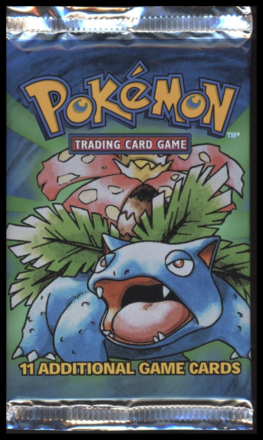 Pokemon Base Set sealed booster pack full art set (3 packs)
