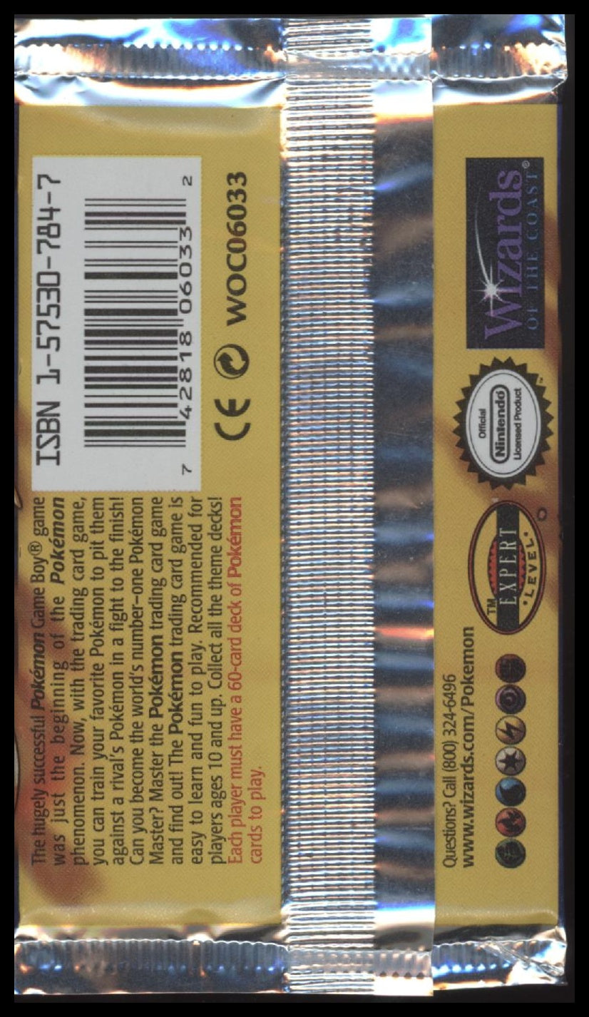 Pokemon Base Set sealed booster pack full art set (3 packs)