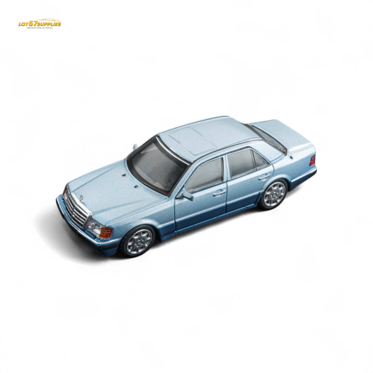 (Pre-Order) DCM Benz 500E Lake Blue 1:64