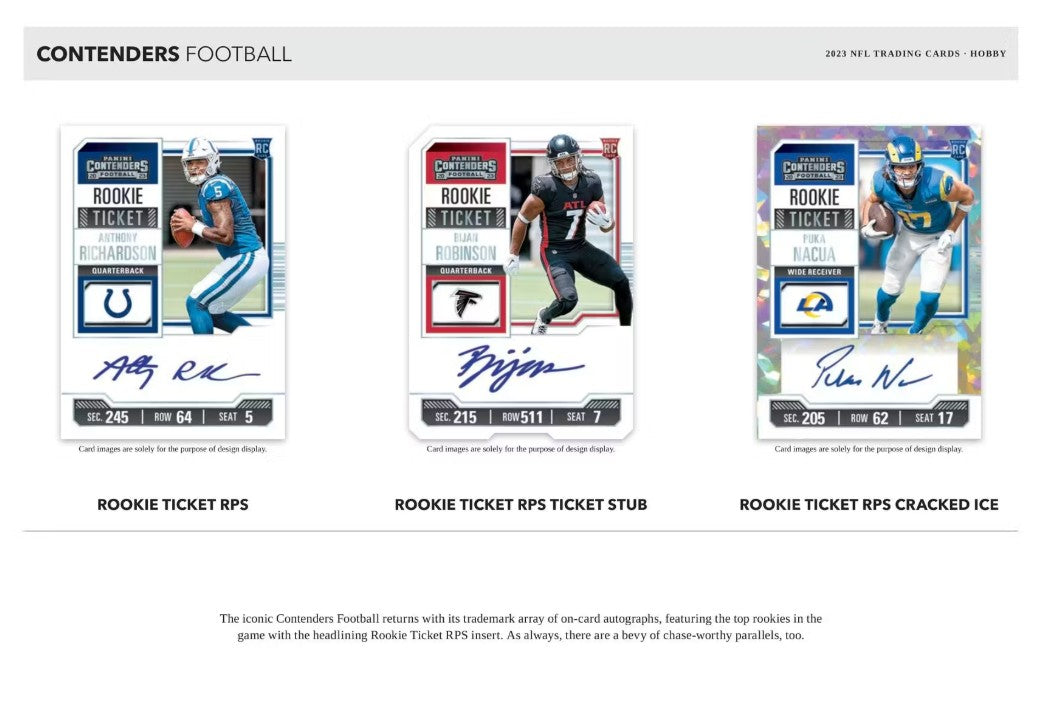Caja de pasatiempos de fútbol Panini Contenders 2023