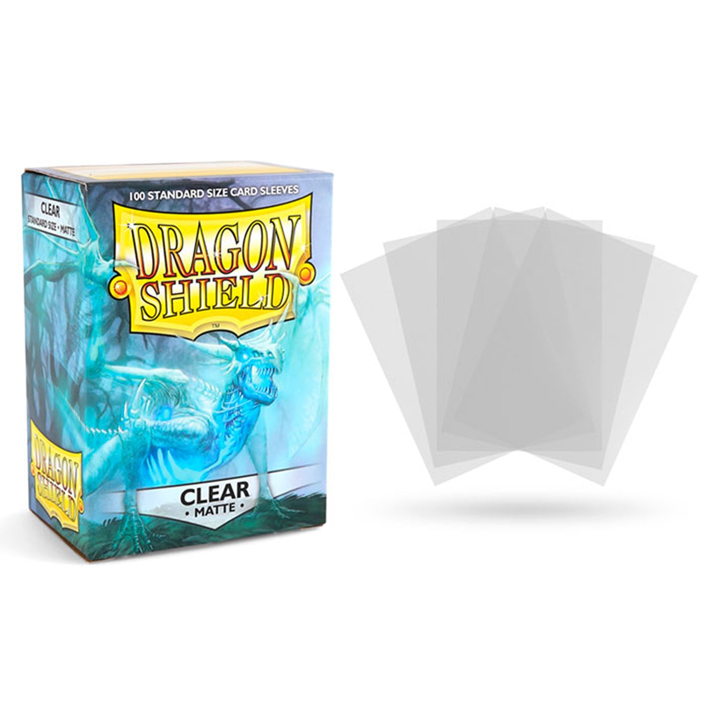 Dragon Shield Matte Sleeves - Clear (100-Pack)