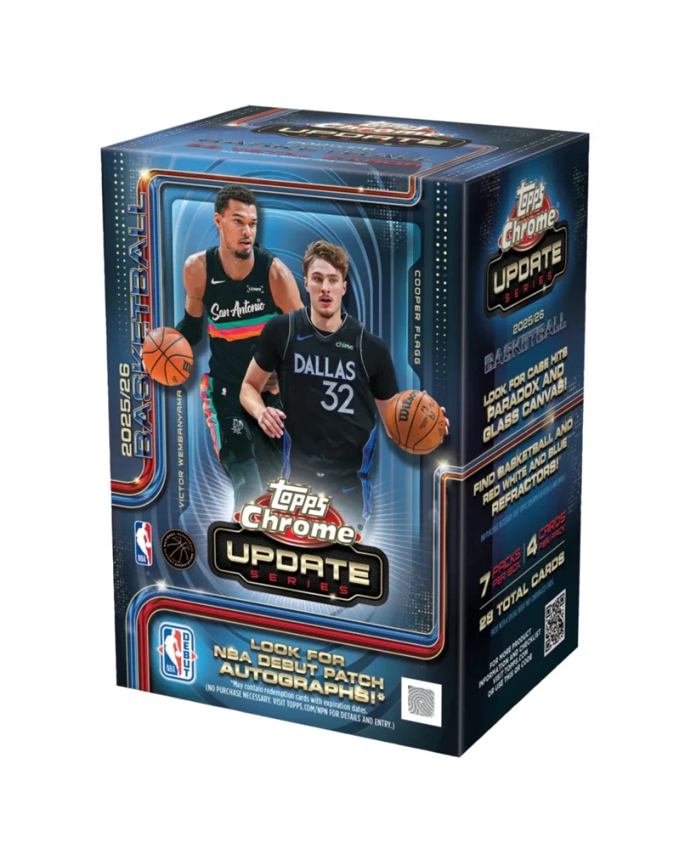 2025-26 Topps Chrome Updates Basketball Value Box