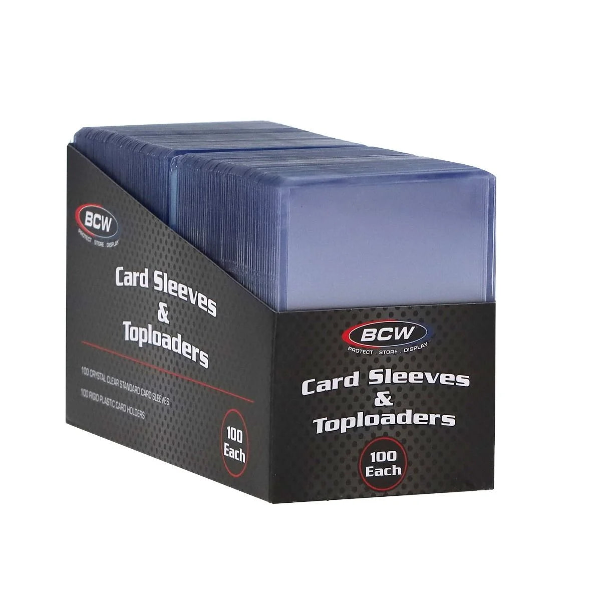 BCW 100-Count Card Sleeve & Toploader Combo Pack