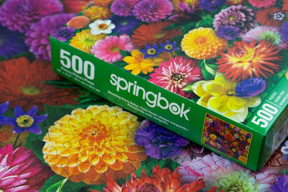 Blooming Every Daisy 500 Piece Jigsaw Puzzle by Springbok Puzzles