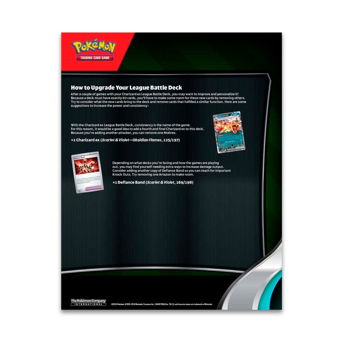 Mazo de batalla de la Liga Charizard ex