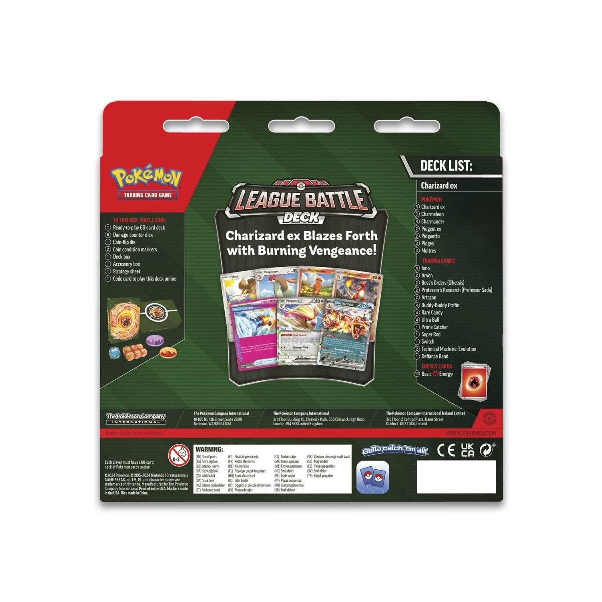 Mazo de batalla de la Liga Charizard ex