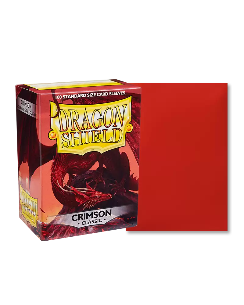 Dragon Shield Classic - Crimson (100-Pack)