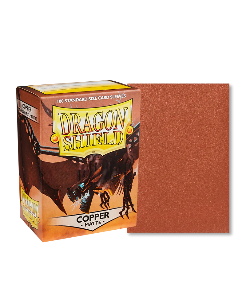 Dragon Shield Matte Sleeves - Copper (100-Pack)