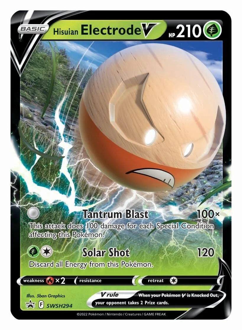 Pokemon Hisuian Electrode V Box - SWSH08
