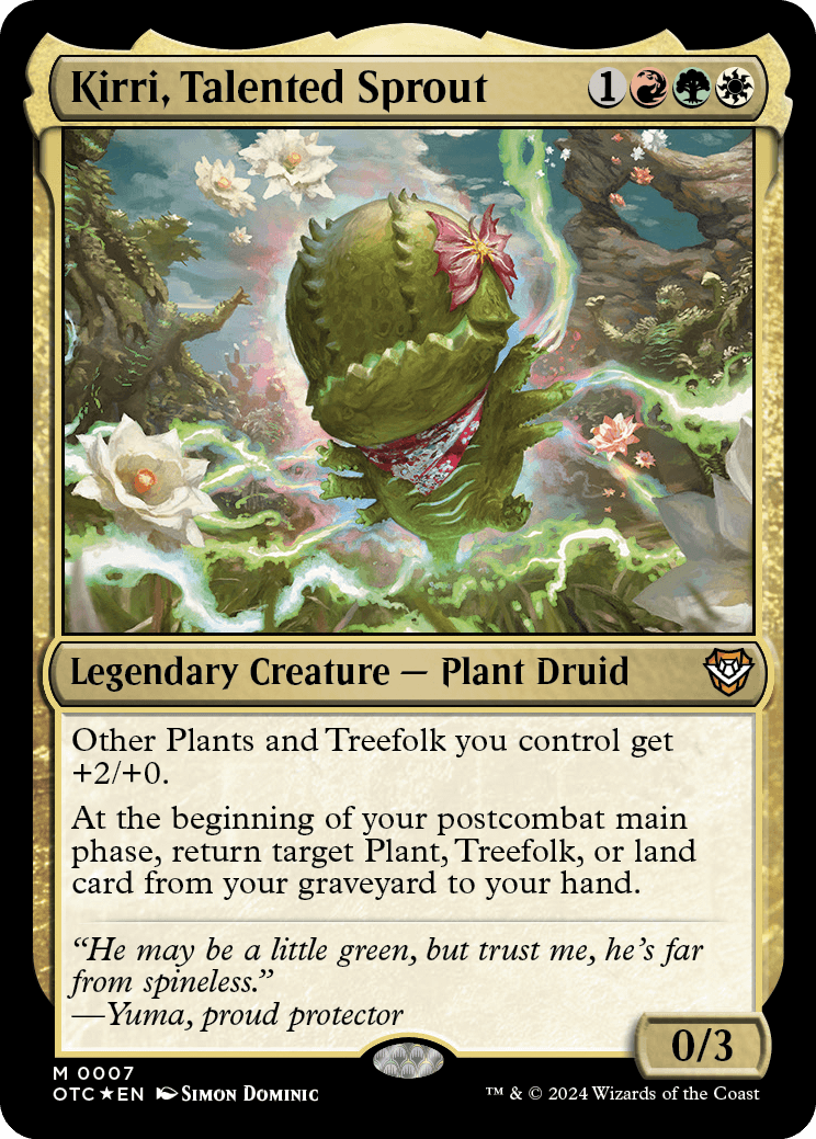 Outlaws of Thunder Junction Commander Deck - Desert Bloom