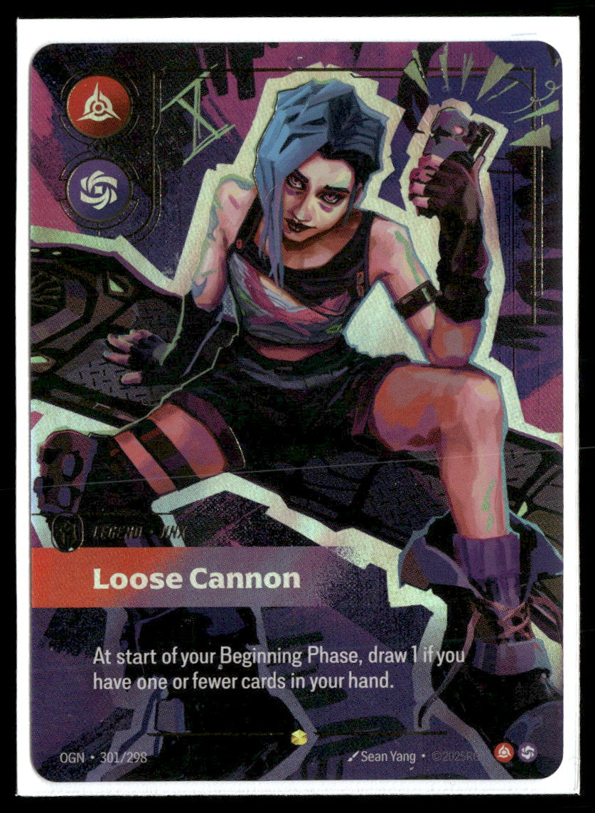 Jinx - Loose Cannon (Overnumbered) #301/298 Showcase - Riftbound