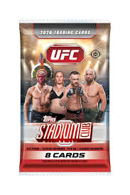 2026 Topps Stadium Club UFC Hobby Pack (8 Cards)
