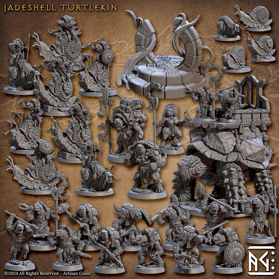 Jadeshell Turtlekin: Complete Set
