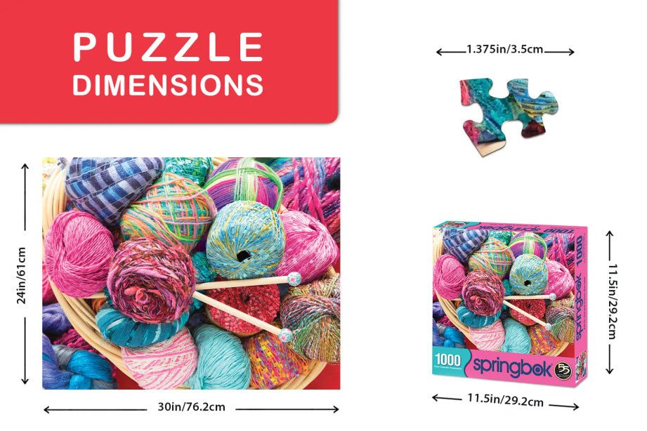Knit Fit 1000 Piece Jigsaw Puzzle by Springbok Puzzles