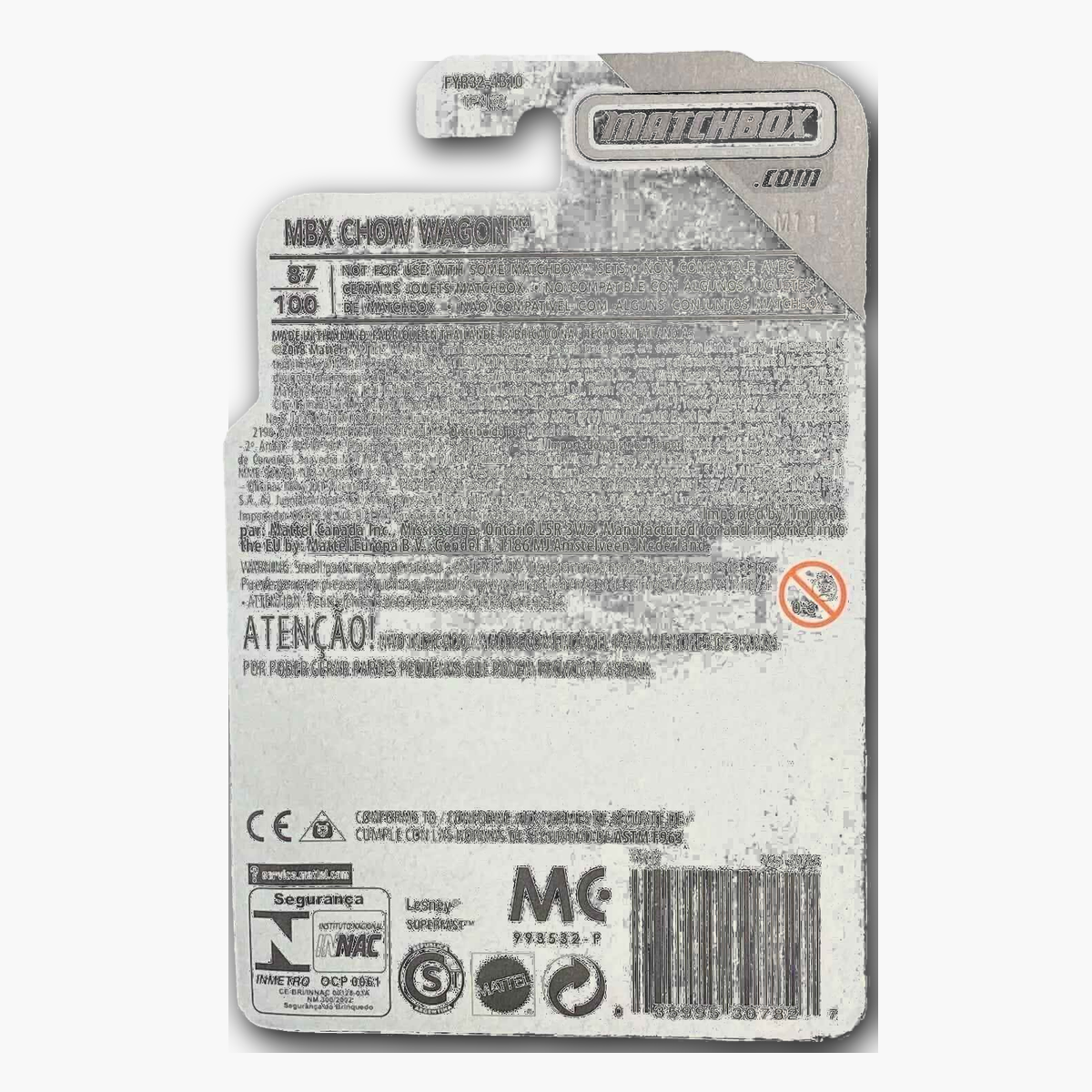 Matchbox MBX Chow Wagon | Service Series 9/20