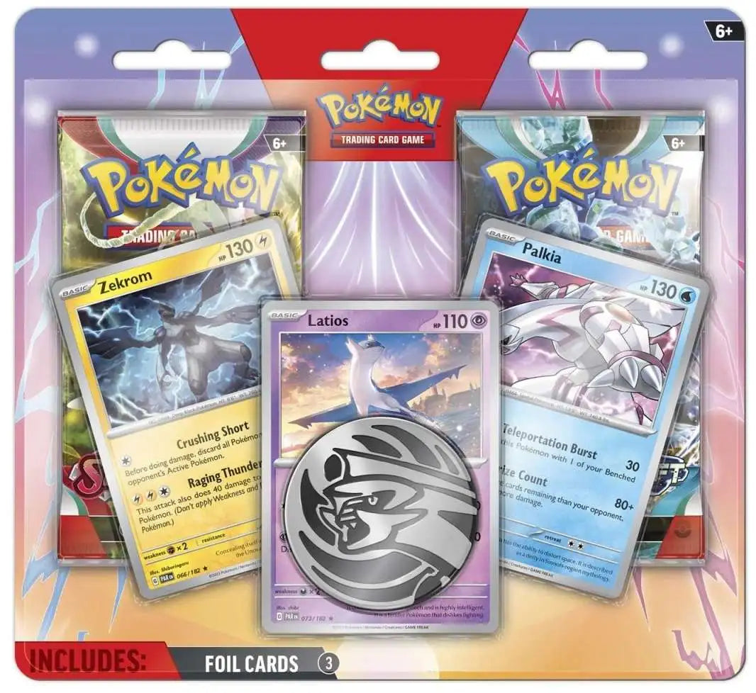 Pokémon TCG Enhanced 2-Pack Blister with Latios, Zekrom, and Palkia